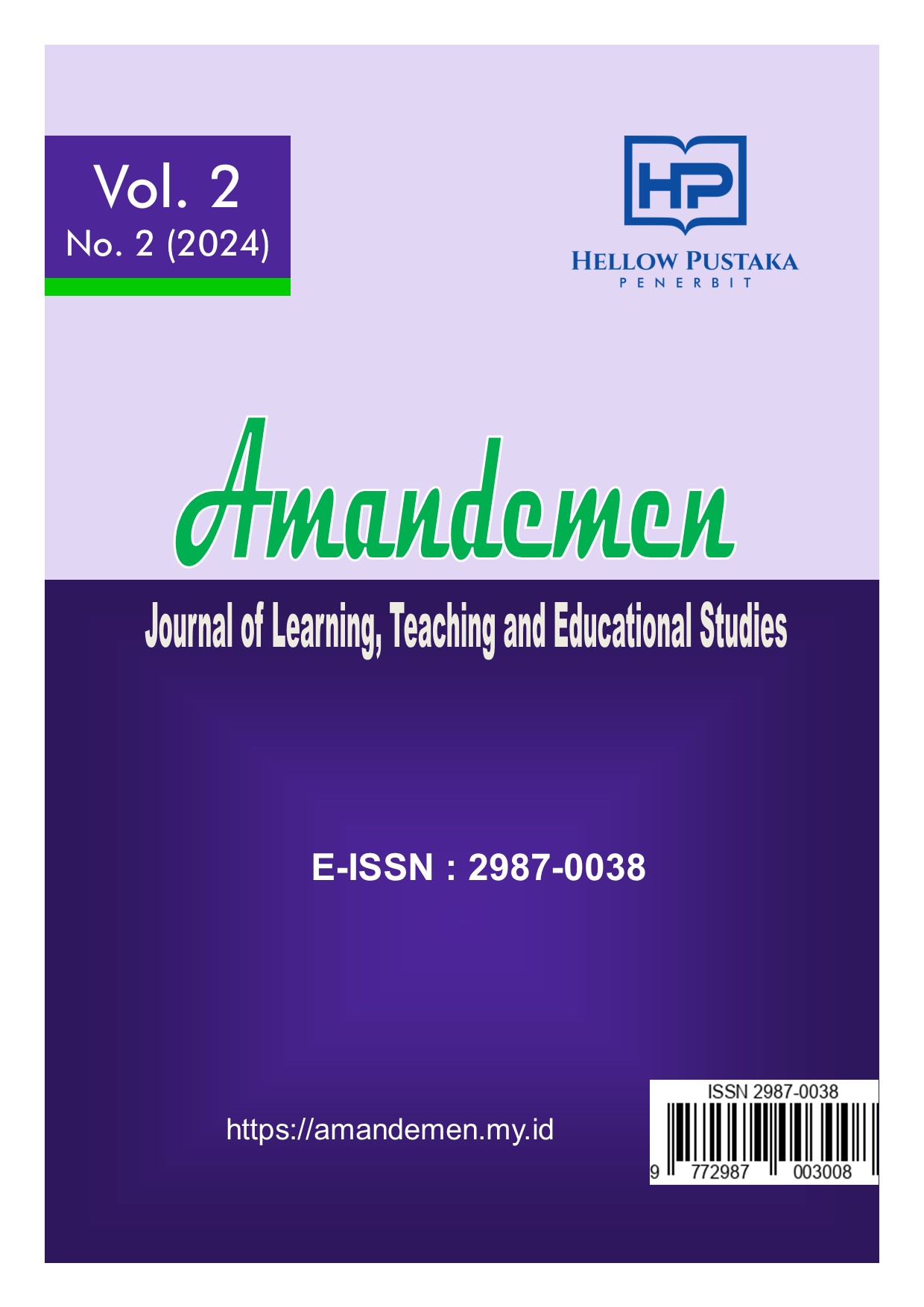 					View Vol. 2 No. 2 (2024): Educational and Learning Innovation
				